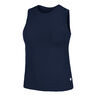 Ace Pocket Ribbed Camiseta De Tirantes Mujeres-Azul Oscuro