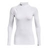 Coldgear Authentics Mockneck Camiseta De Manga Larga Mujeres-Blanco