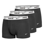 Ropa Nike Nike Everyday Cotton Strech Boxer Trunk Calzoncillos Tipo B&oacute;xer Pack De 3 Hombres-Negro,Blanco