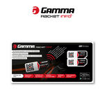 Accesorios para raquetas Gamma Gamma Racket Info Adhesivo De Cuerda Pack De 2-Negro