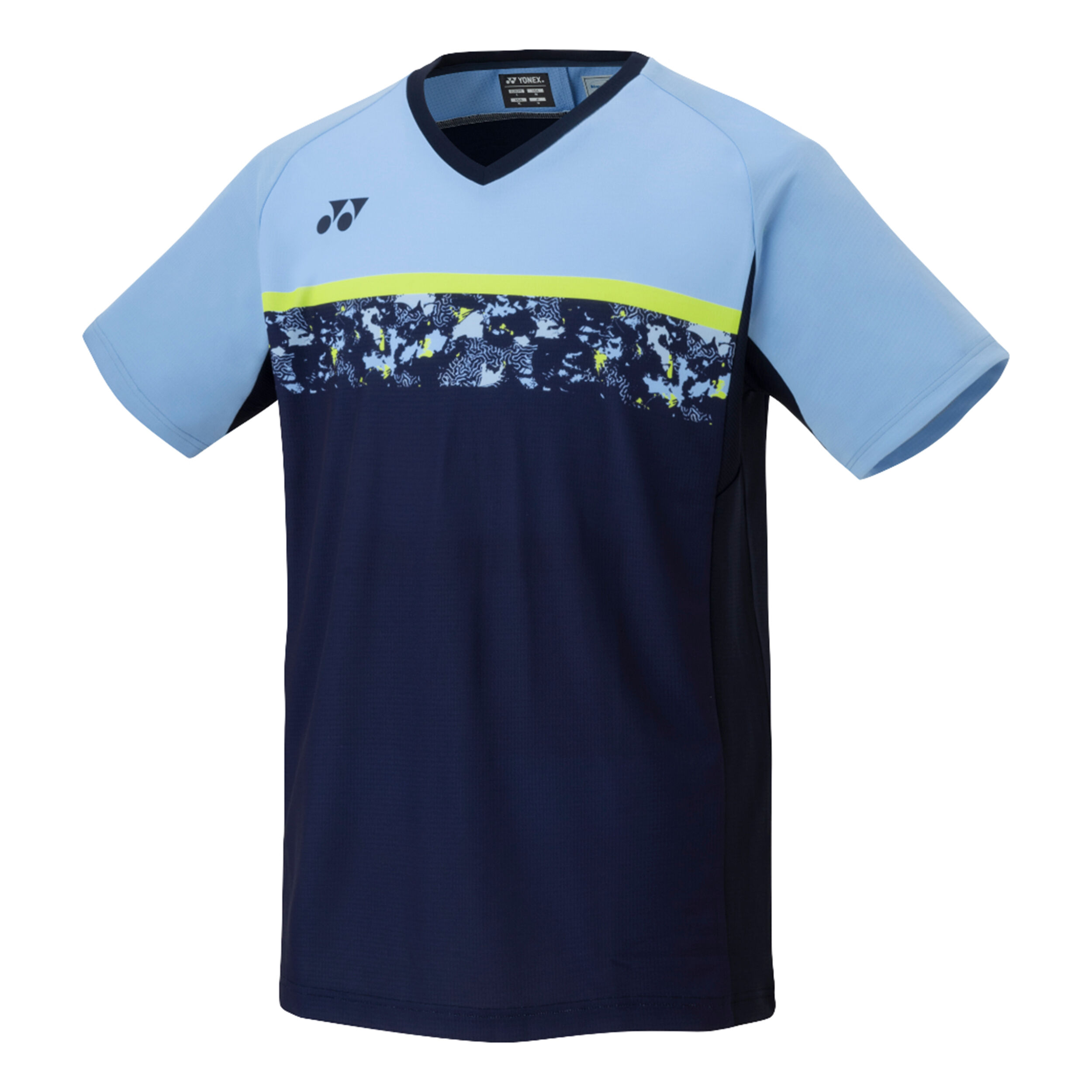 Buy Yonex Neck Camiseta De Manga Corta Hombres Azul online Tennis Point ES