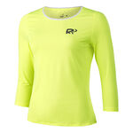 Ropa Racket Roots Racket Roots Teamline Camiseta De Manga Larga Mujeres-Amarillo