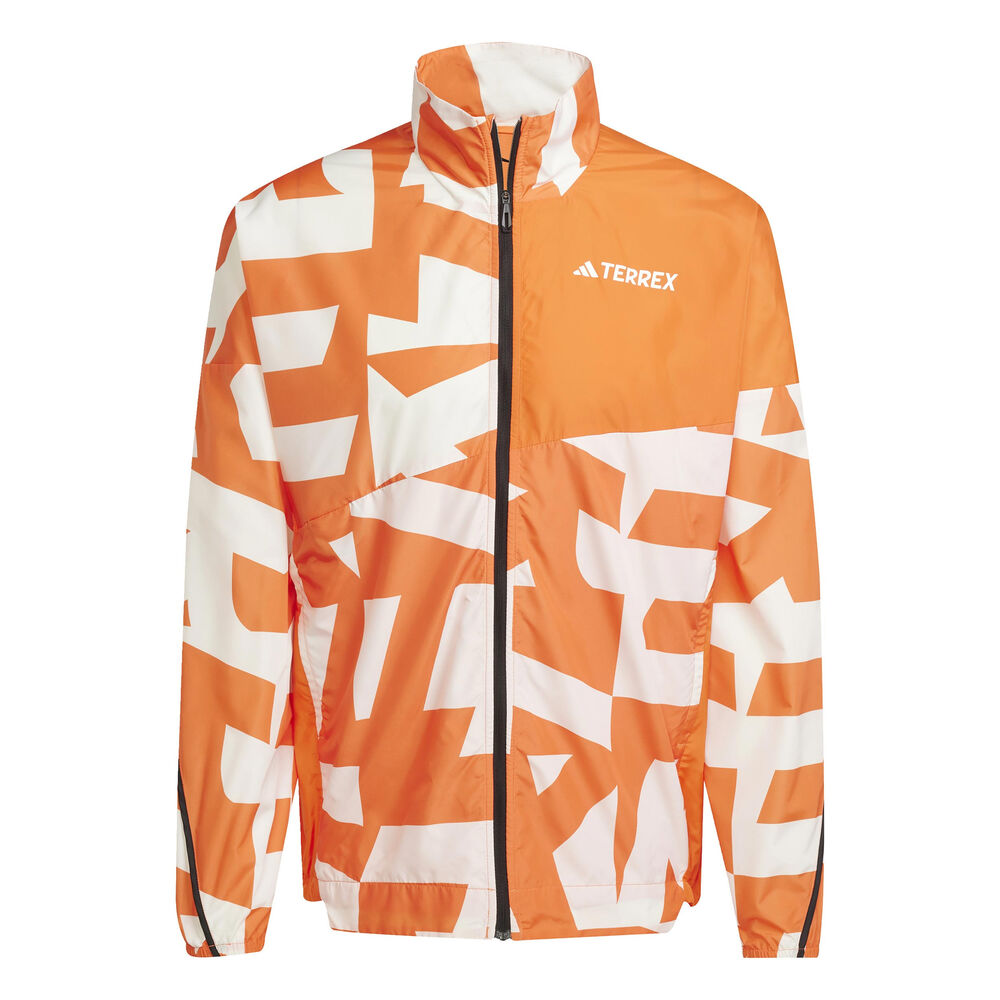 adidas Terrex MT Wind Chaqueta Para Correr Hombres-Naranja