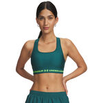 Ropa Under Armour Under Armour Crossback Mid Sujetador deportivo Mujeres-verde, verde