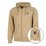 Ropa Quiet Please Quiet Please Wild Tonal Zip Sudadera Con Cremallera Hombres-Beige