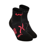 Ropa UYN UYN Super Fast Calcetines Para Correr Pack De 2 Mujeres-Negro,Coral