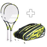 Pack Raqueta + Raquetero Babolat 2x Pure Aero Team plus Schlägertasche