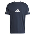 Ropa adidas adidas Z.N.E. Camiseta De Manga Corta Hombres-Azul Oscuro,Blanco