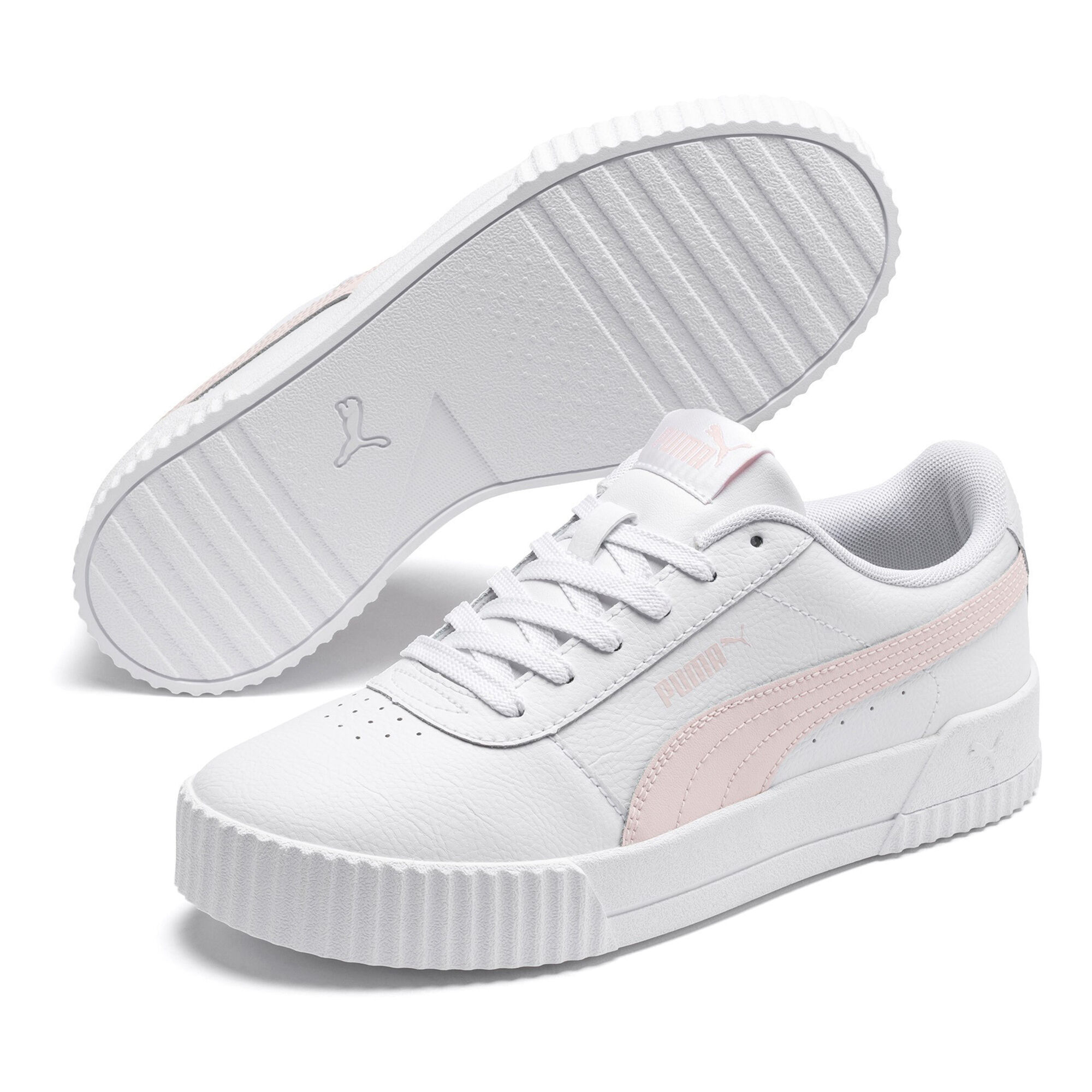 Puma Carina L Mujeres Blanco, Rosa Tennis-Point