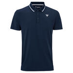 Ropa de tenis Tecnifibre Tecnifibre Team Tech Polo Hombres - azul oscuro