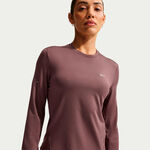 Ropa Nike Nike Swift Camiseta de running Mujeres - marr&oacute;n, plateado