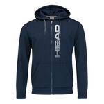 Ropa HEAD HEAD Fynn Sudadera con cremallera Hombres - azul, blanco