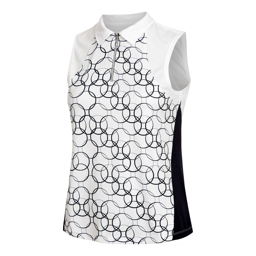 Limited Sports American Alissa Polo Mujeres - Blanco, Azul Oscuro