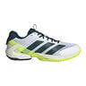 Adizero Ubersonic 5 Zapatilla Tierra Batida Hombres-Blanco,Verde Oscuro