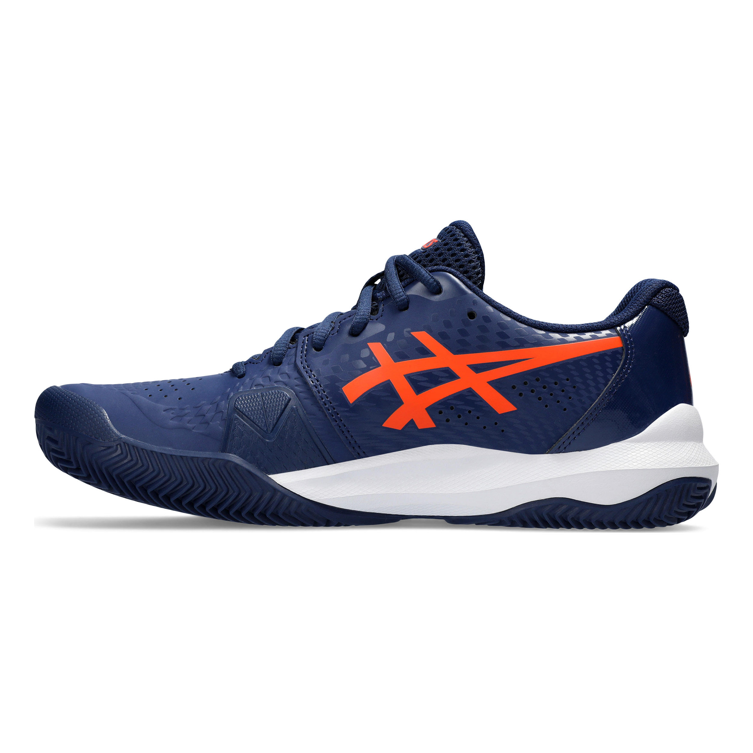 Zapatillas asics azul y naranja on sale