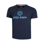 Ropa BIDI BADU BIDI BADU Beach Spirit Logo Chill Camiseta de manga corta Chicos - azul oscuro, 