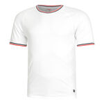 Ropa Wilson Wilson Court Performance Crew Camiseta de manga corta Hombres - blanco, 