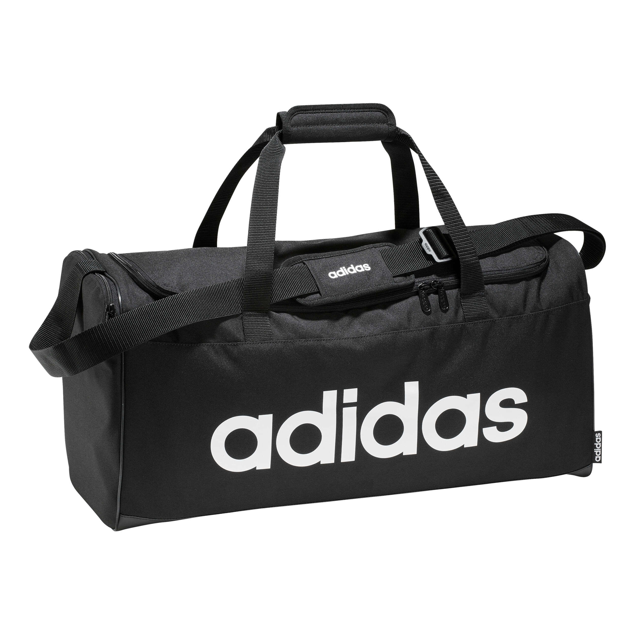 Buy adidas Linear Duffle Bag M Bolsa Deporte Negro Blanco online Tennis Point ES