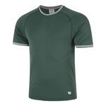 Ropa Wilson Wilson Court Performance Crew Camiseta De Manga Corta Hombres-Verde Oscuro