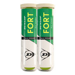 Pelotas de tenis Dunlop Dunlop Fort All Court 2 Botes De 4 Pelotas