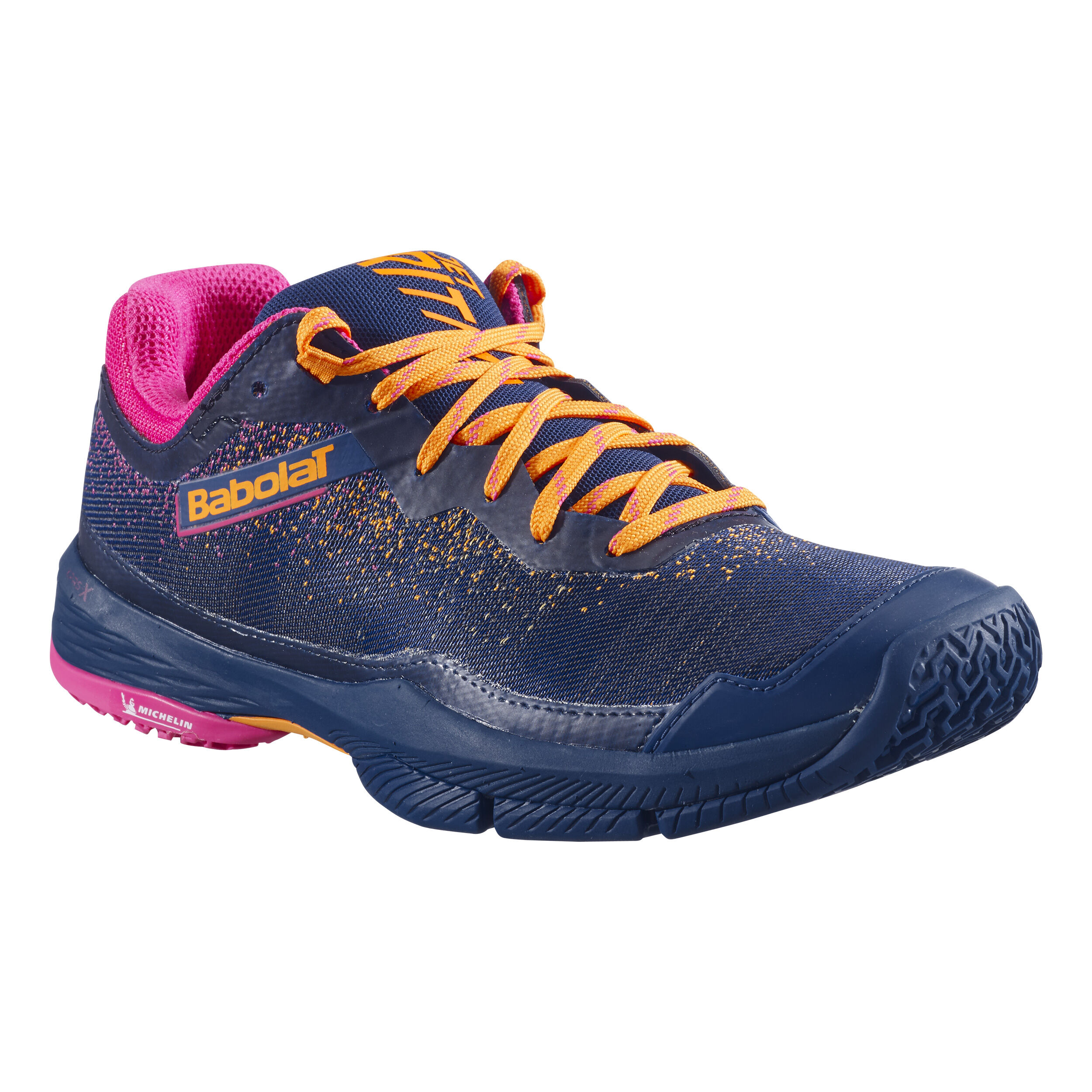Buy Babolat Jet Ritma Zapatilla De Padel Mujeres Azul Oscuro Rosa online Tennis Point ES