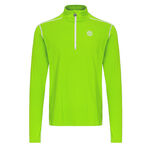 Ropa BIDI BADU BIDI BADU Zac Tech Half Zip Camiseta De Manga Larga Hombres-Verde Neón,Blanco
