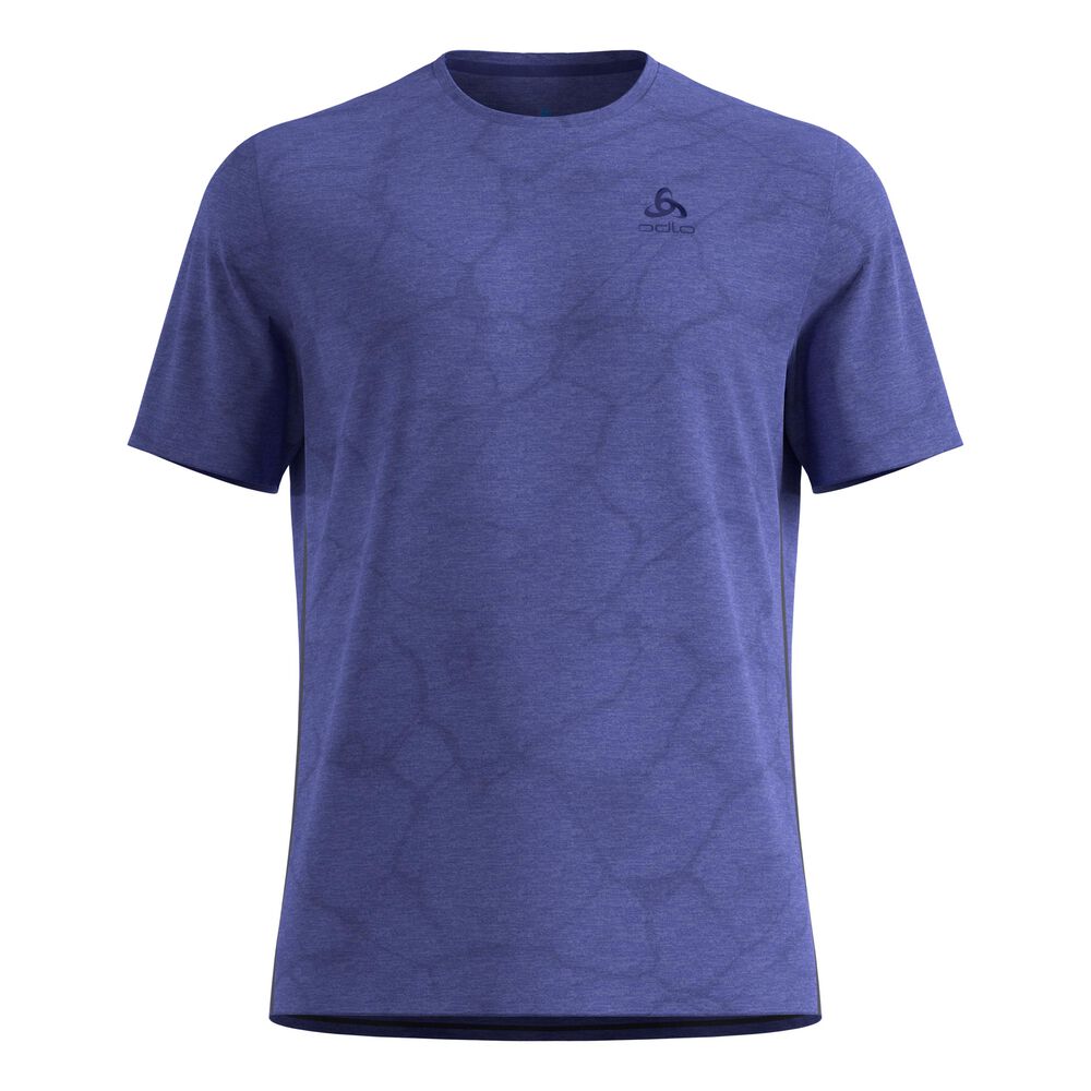 Odlo Zeroweight Engineered Chill-Tec Camiseta De Running Hombres-Azul