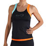 Race Camiseta De Tirantes Mujeres-Negro,Naranja