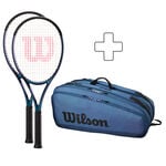 Pack Raqueta + Raquetero Wilson 2x Ultra 100L 4.0 plus Schlägertasche