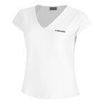 Ropa de tenis HEAD HEAD Janet Camiseta de manga corta Mujeres-blanco