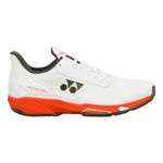 Zapatillas de tenis Yonex Yonex Power Cushion Zapatilla todas las superficies Mujeres - blanco, naranja
