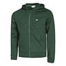 Classic Sudadera Con Cremallera Hombres-Verde