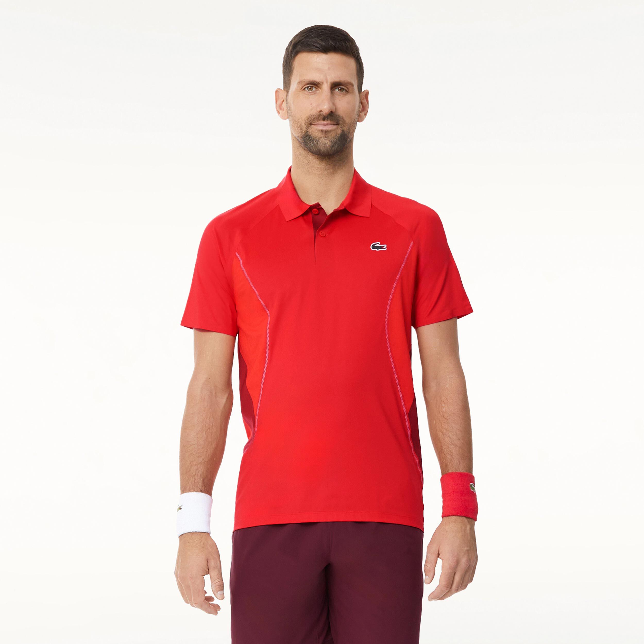 Polo lacoste rojo hombre store