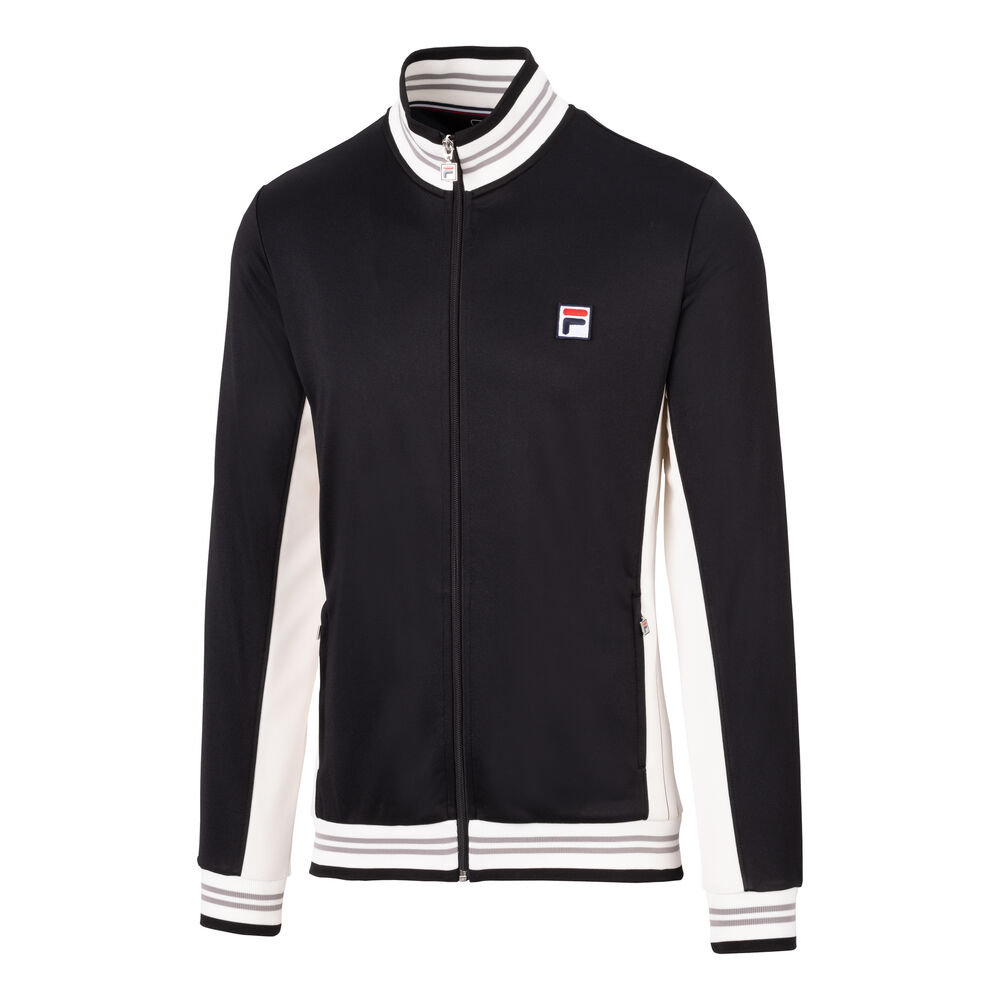 Fila Björn Chaqueta De Entrenamiento Hombres - Negro, Blanco