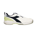 Zapatillas de tenis Diadora Diadora S. Challenge 5 SL Zapatilla Para Pista Cubierta Ni&ntilde;os-Blanco,Azul