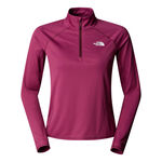 Ropa The North Face The North Face Sunriser 1/4 Zip Camiseta De Running Mujeres-Berry