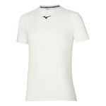 Ropa Mizuno Mizuno Frontier Shadow Graphic Camiseta De Manga Corta Hombres-Blanco