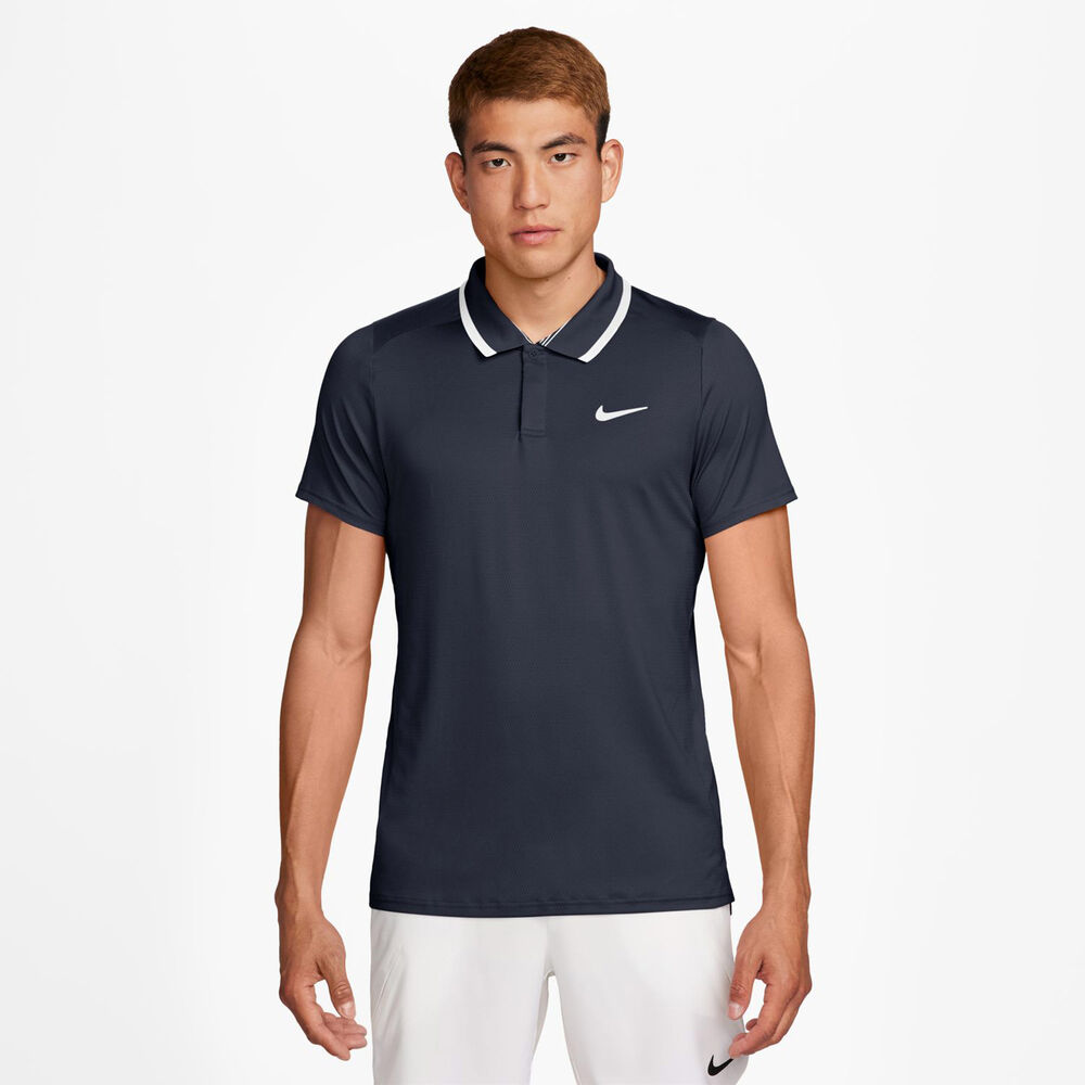 Nike Court Dri-Fit Advantage Polo Hombres-Azul Oscuro