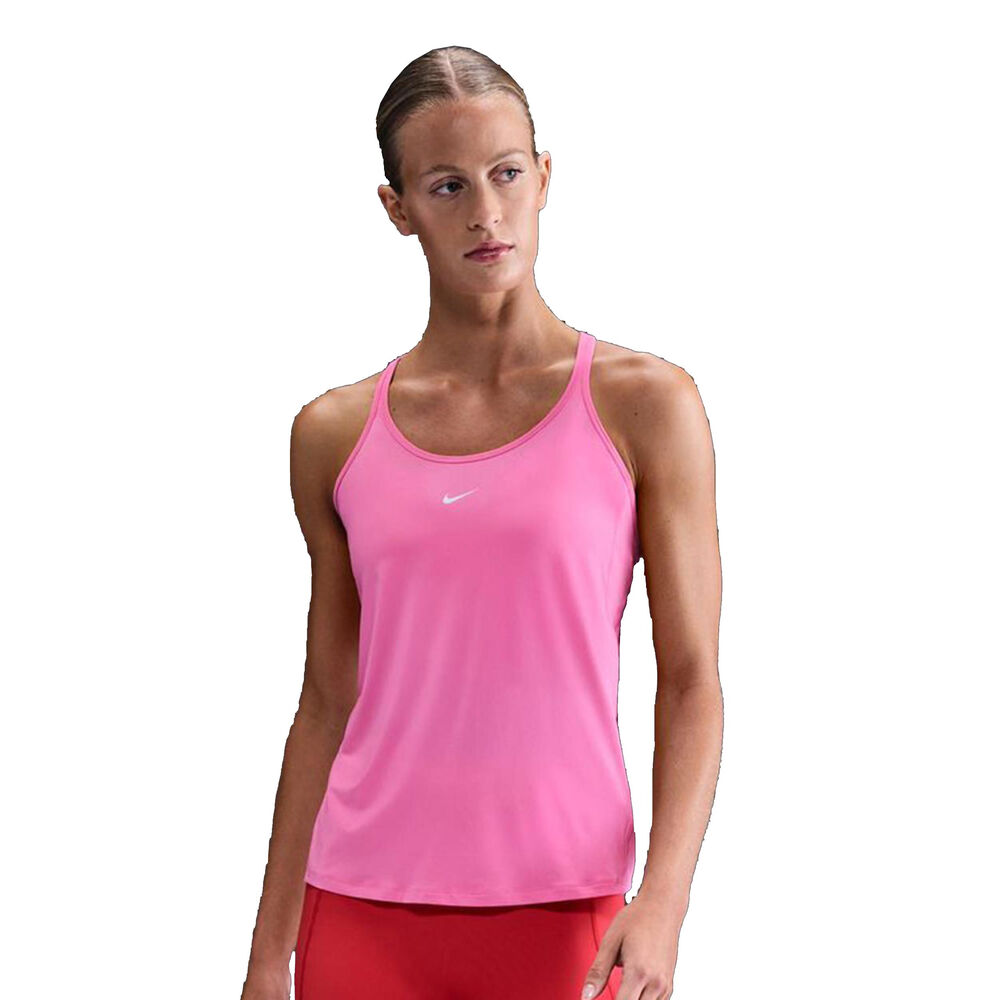 Nike One Classic Dri-Fit Strappy Camiseta De Tirantes Mujeres-Rosa