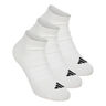 Essentials Low 3P Calcetines de tenis - Pack de 3 Unisex-blanco, negro