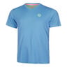 Crew Inside Out V-Neck Camiseta De Manga Corta Hombres-Azul,Verde Neón