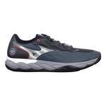 Zapatillas de tenis Mizuno Mizuno Wave Enforce Court Zapatilla Tierra Batida Hombres-Gris,Blanco