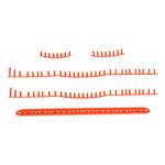 Accesorios para raquetas HEAD HEAD Prestige Radical PRO 18/20 2023 Juego De Cintas Con Ojales-Naranja