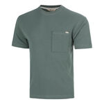 Ropa de tenis Ellesse Ellesse Arizi Camiseta de manga corta Hombres - verde oscuro