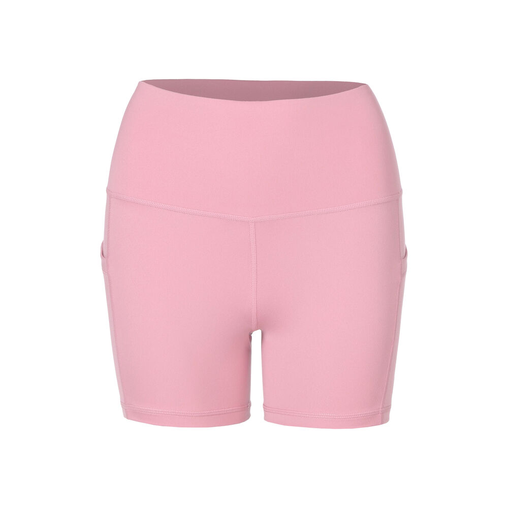 Nike Court Dri-Fit Ball Shorts Con Bolsillo Para Pelota Mujeres-Rosa,Blanco