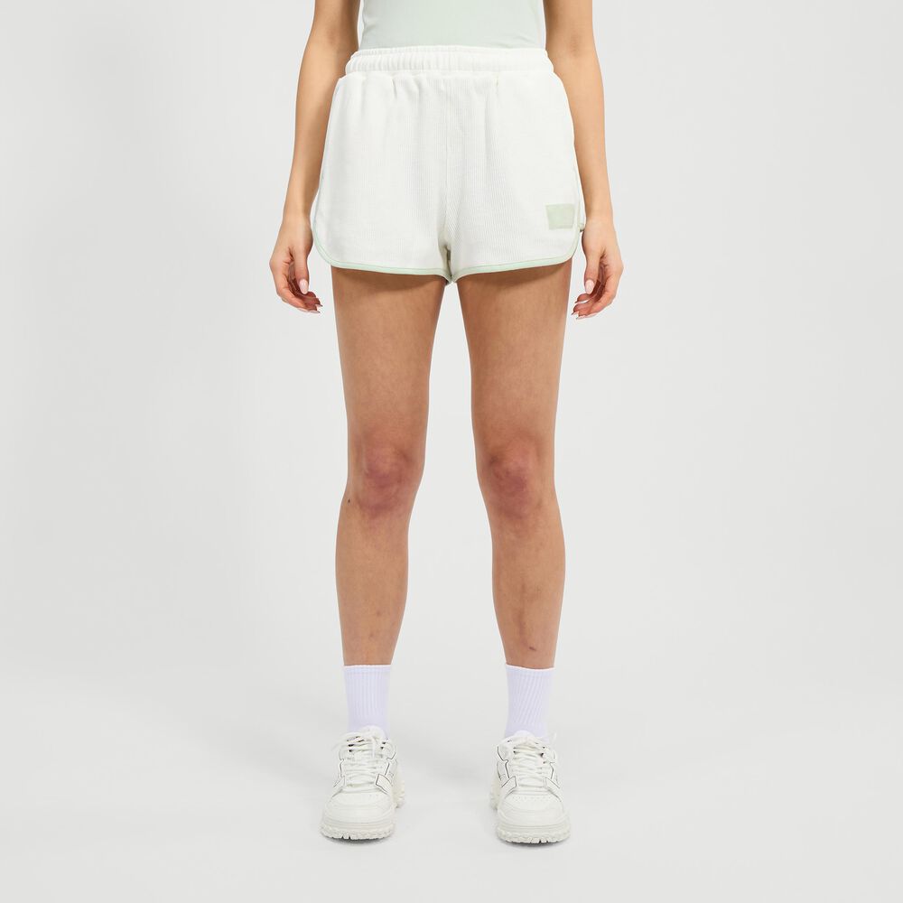 Ellesse Hallsat Shorts Mujeres - Crema, Salvia