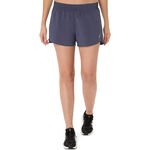 Ropa ASICS ASICS Core 4in Pantalones Cortos Mujeres-Azul-gris