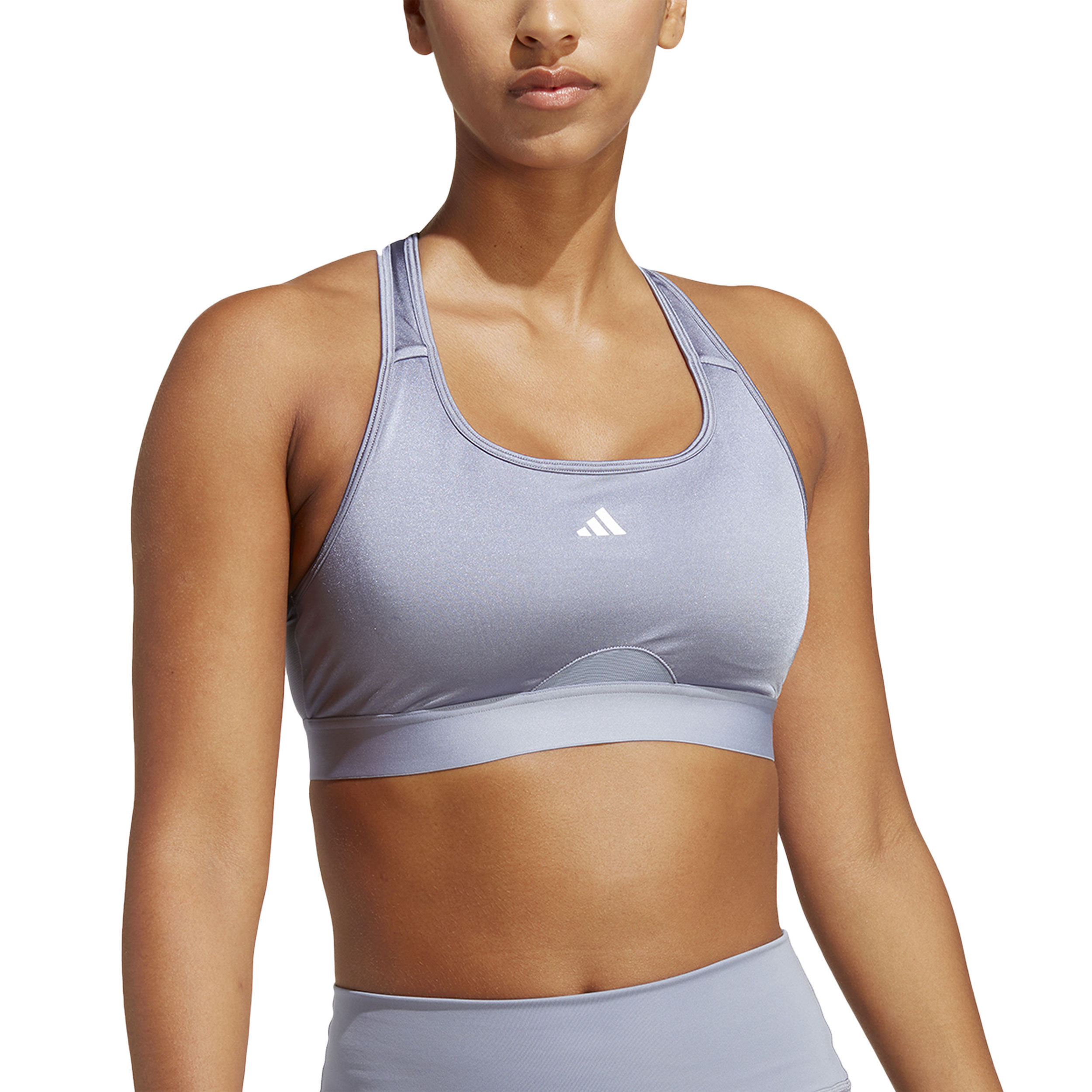 Buy adidas PowerReact Training Medium Support Bra Sujetador Deportivo Mujeres Plateado online Tennis Point ES