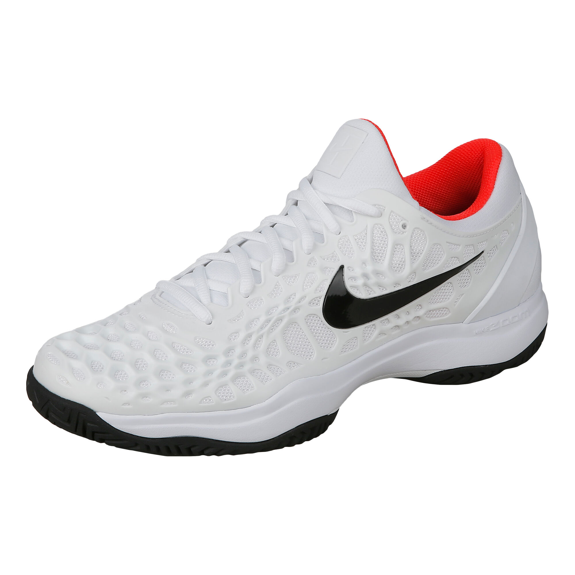 Nike Air Zoom Cage 3 HC Zapatilla Todas Las Hombres - Blanco, Negro Tennis-Point