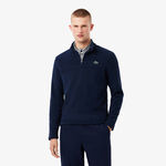 Ropa Lacoste Lacoste Polar Quarter Zip Chaqueta de entrenamiento Hombres - azul oscuro, 